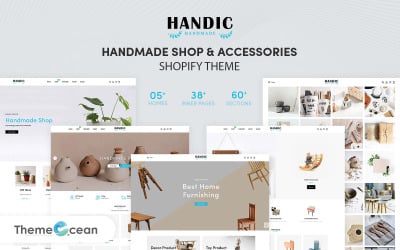 Handic – Ručně vyráběný obchod a příslušenství Téma Shopify