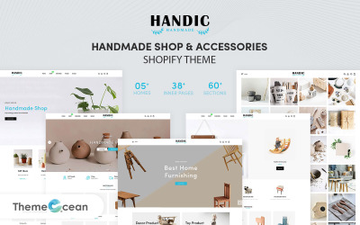 Handic - Tema de Shopify para tienda y accesorios hechos a mano