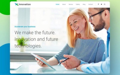 Inovace Rival Business Corporate WordPress téma