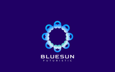 Blue Sun Tech Gradiens logó