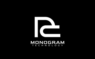 Corporate Simple Monogram Letter RC Logo