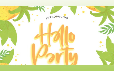 Сучасна каліграфія Hello Party
