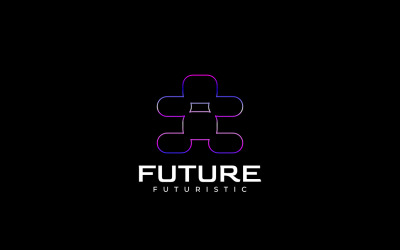 Tech Line Gelecek Gradyan Logosu