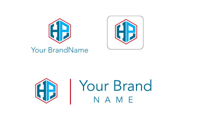 HP-ou-PH-creative-logo-design-vector-template-