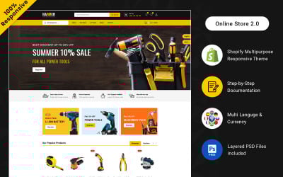 Hammer - Mega Tool Super Store Téma Shopify