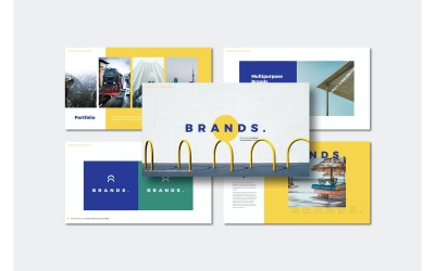 Modello di presentazione di PowerPoint di marca