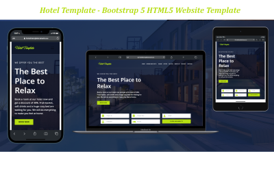 Plantilla de hotel - Plantilla de sitio web Bootstrap 5 HTML5
