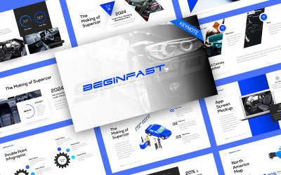 BeginFast Automotive Modern Keynote Template