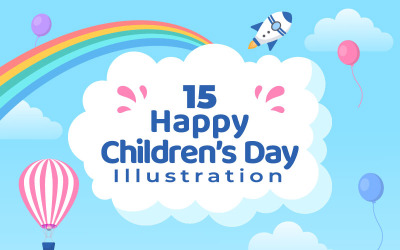 13 Happy Children&#039;s Day Celebration Illustration