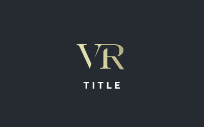 Lüks Lite VR Klasik Monogram Logo