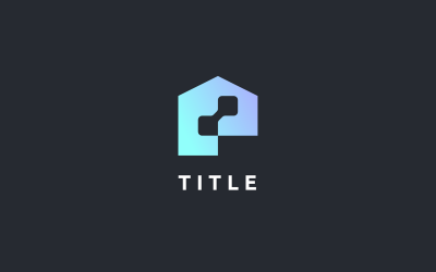 Sleek Lite Smart Home Data Tech Monogram Logo
