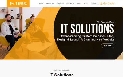 7theme - Plantilla para sitio web de soluciones de TI y servicios comerciales