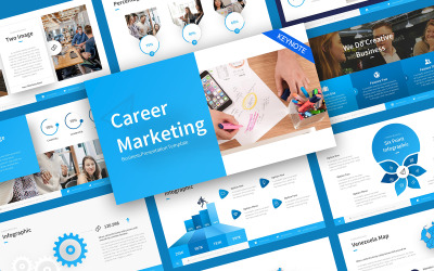 Carrière Business Marketing Keynote-sjabloon