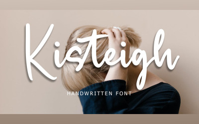 Kisteigh handgeschreven lettertype