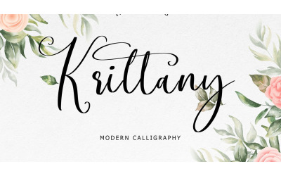 Krittany modern kalligrafi