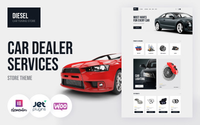 Diesel - WooCommerce Car Dealer Services Store Theme
