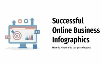 Erfolgreiche Online-Business-Infografiken +32 PowerPoint-Vorlagen