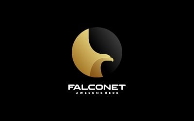 Abstraktes Falcon-Luxus-Logo