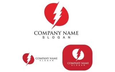 Logo e simbolo Thunderbolt Flash V5