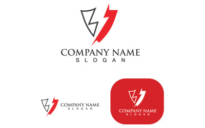 Logotipo y símbolo de Thunderbolt Flash V3