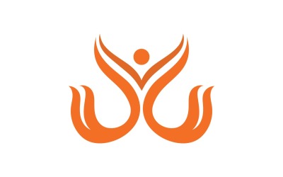 Fire Hot Flame Logo And Symbol V11