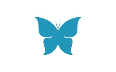 Elementi di logo a farfalla Vector Eps V12