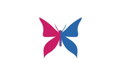 Elementi di logo a farfalla Vector Eps V13