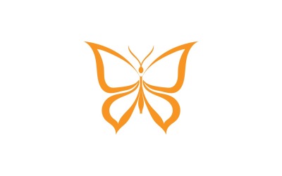 Elementi di logo a farfalla Vector Eps V5