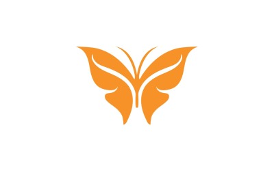 Elementi di logo a farfalla Vector Eps V9