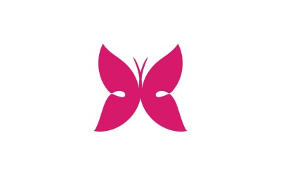 Elementos del logotipo de mariposa Vector Eps V8