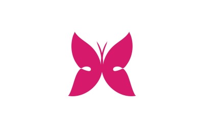Papillon Logo Éléments Vecteur Eps V8