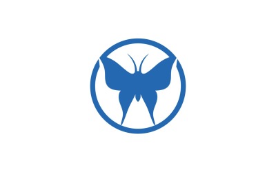 Butterfly Logo Elements Vector Eps V20