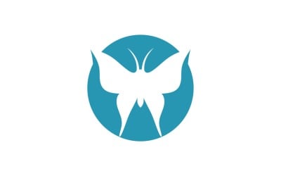 Butterfly Logo Elements Vector Eps V28