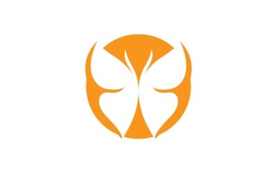 Butterfly Logo Elements Vector Eps V30
