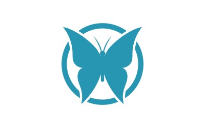 Butterfly Logo Elements Vector Eps V40