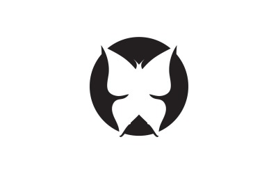 Butterfly Logo Elements Vector Eps V43
