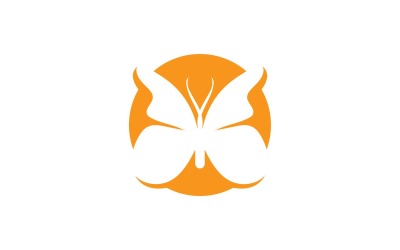 Butterfly Logo Elements Vector Eps V44
