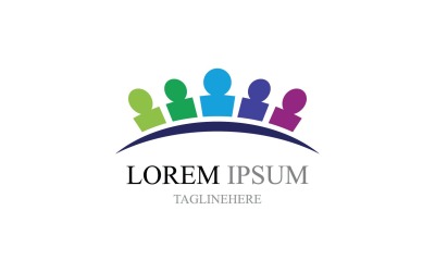 Community People Team Logo Elements V10