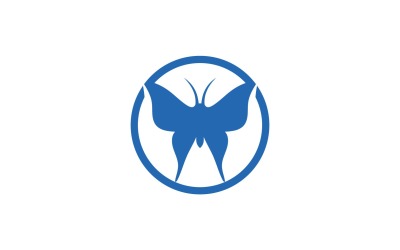 Elementi di logo a farfalla Vector Eps V20