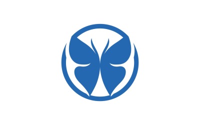 Elementi di logo a farfalla Vector Eps V32