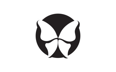 Elementi di logo a farfalla Vector Eps V33