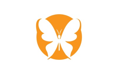 Elementi di logo a farfalla Vector Eps V34