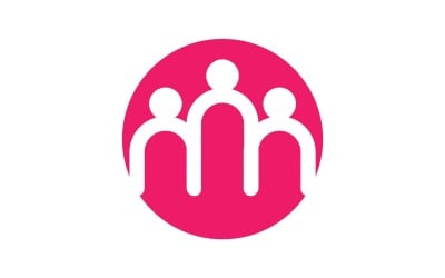Elementy logo społeczności grupy osób V15