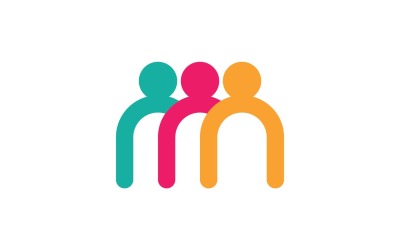 Group People Community Logo Elements V12