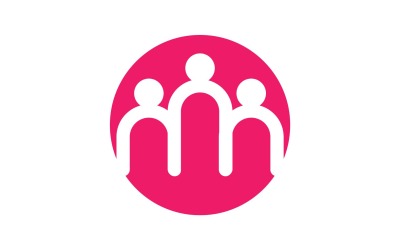 Grup Kişileri Topluluk Logo Öğeleri V15