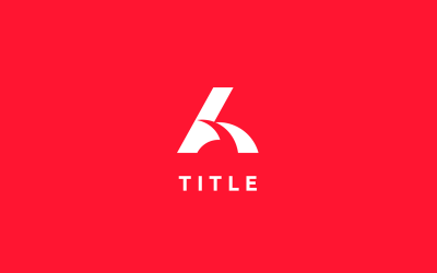 Çağdaş Angular A Sport Business Logo