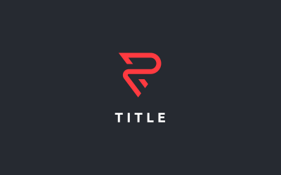 Logo contemporaneo angolare R Sport Dynamic Racing