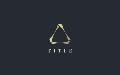 Lujo Angular Comunidad Tres Triángulo 3 Triple Logo