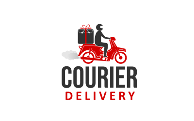 Courier Services Custom Design Logo Template