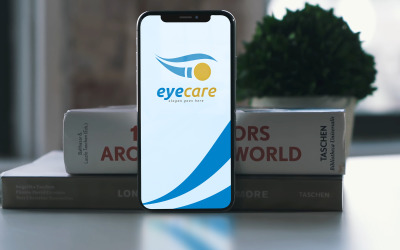 Modelo de Logotipo de Visão Óptica para Cuidados com os Olhos